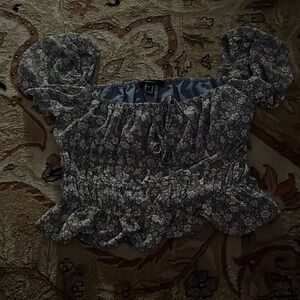 Floral forever 21 blouse